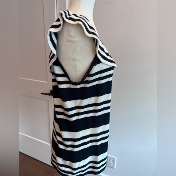 LOFT Ruffled Neck Sweater Tank - Picture 3 of 5